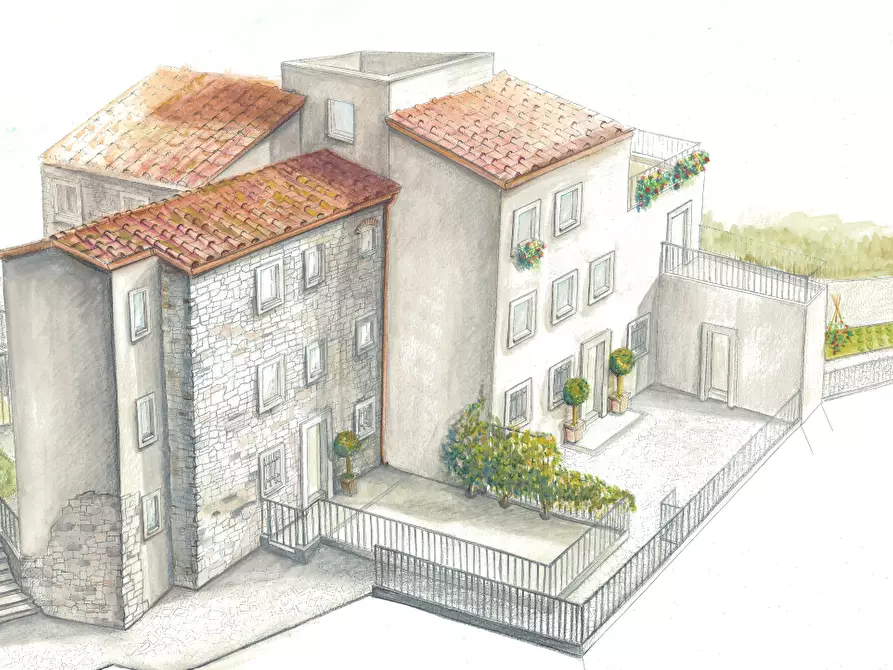 Immagine 2 di Casa semindipendente in vendita  in Via Belvedere 13 a Sarzana