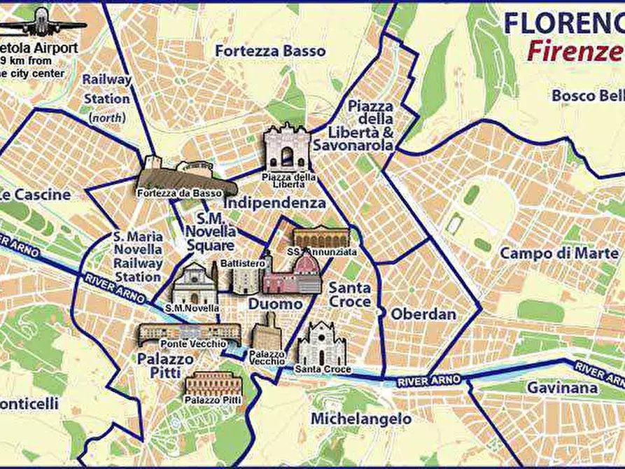 Immagine 5 di Casa indipendente in vendita  a Firenze