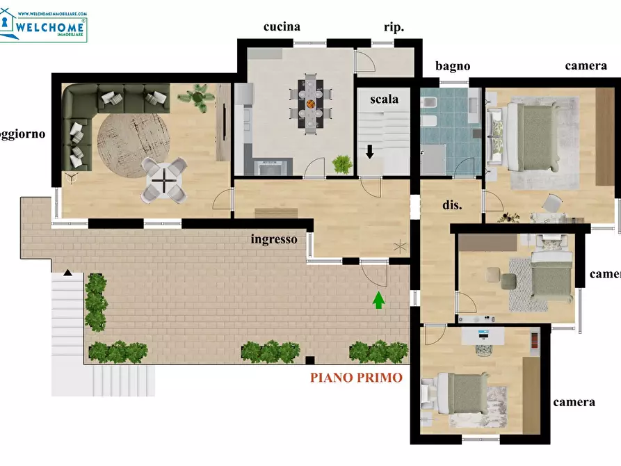 Immagine 1 di Appartamento in vendita  a Senorbì