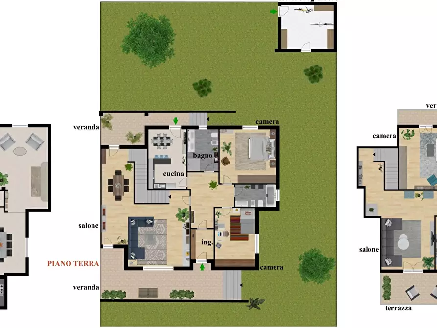 Immagine 1 di Casa bifamiliare in vendita  a Quartu Sant'elena