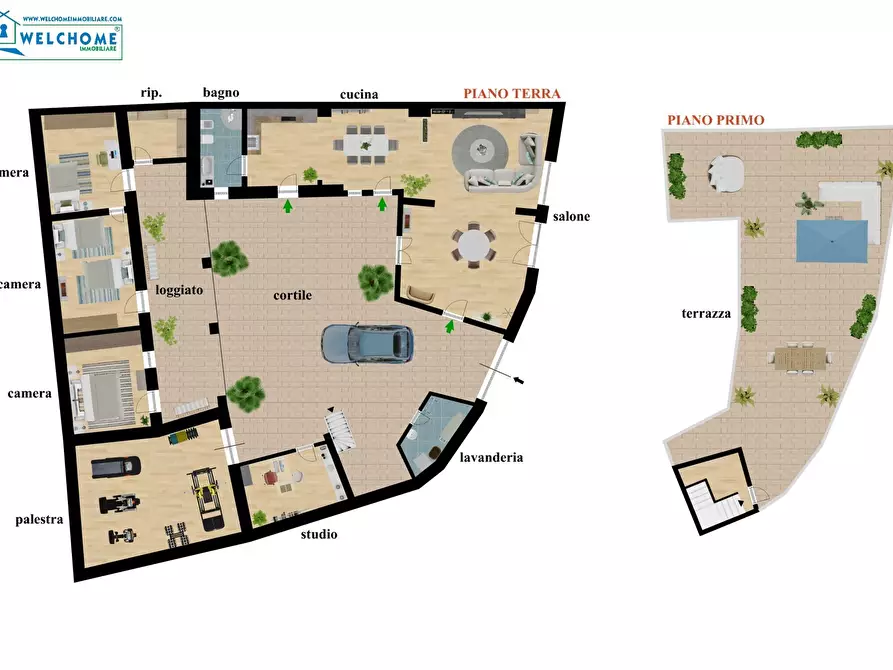 Immagine 2 di Casa indipendente in vendita  a Monserrato