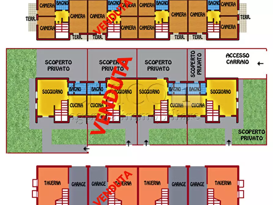 Immagine 20 di Porzione di casa in vendita  in Via Acquileia a Mestrino