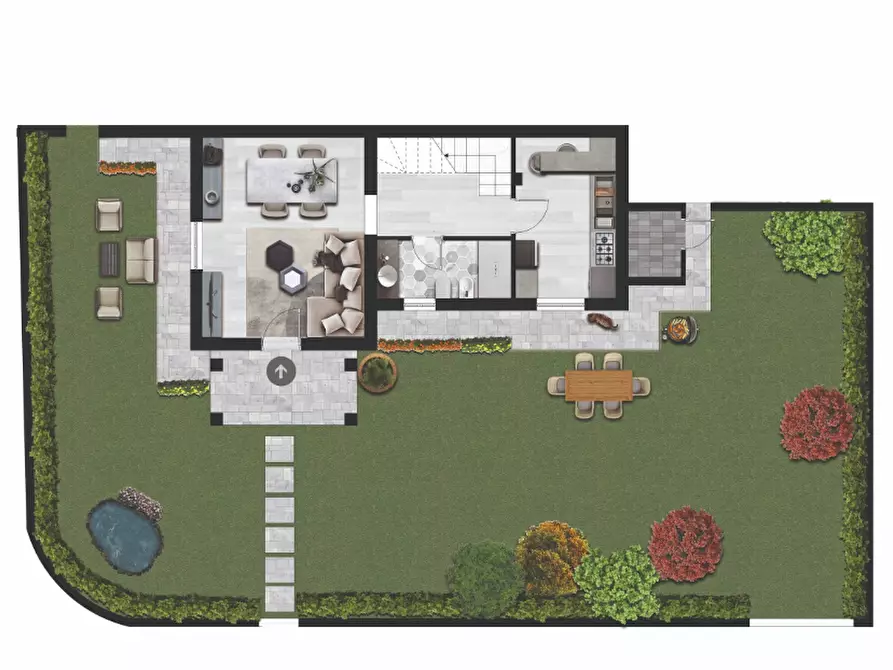 Immagine 4 di Villetta a schiera in vendita  in Via Bologna 15 a Castelnuovo Magra