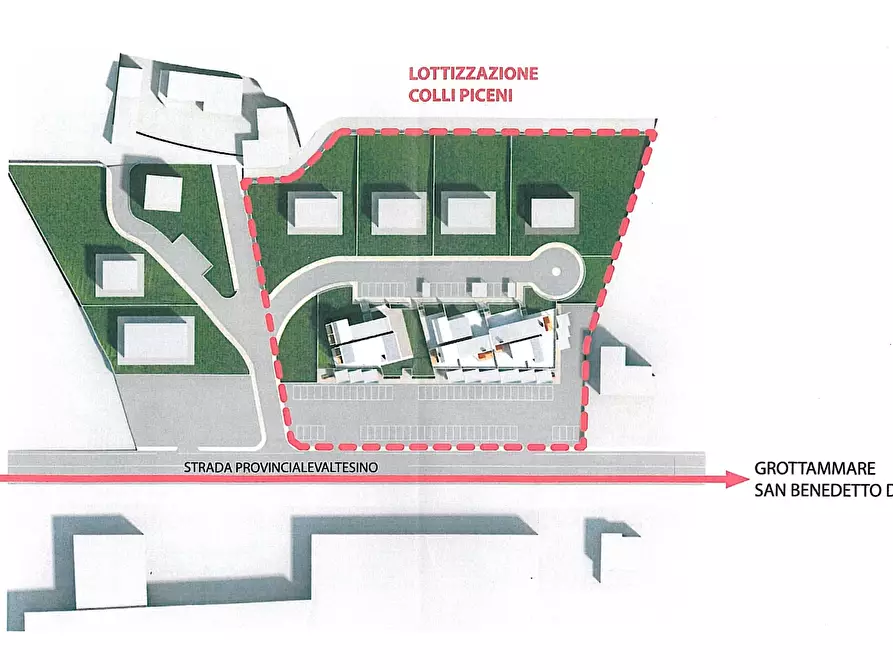 Immagine 7 di Terreno edificabile in vendita  a Offida
