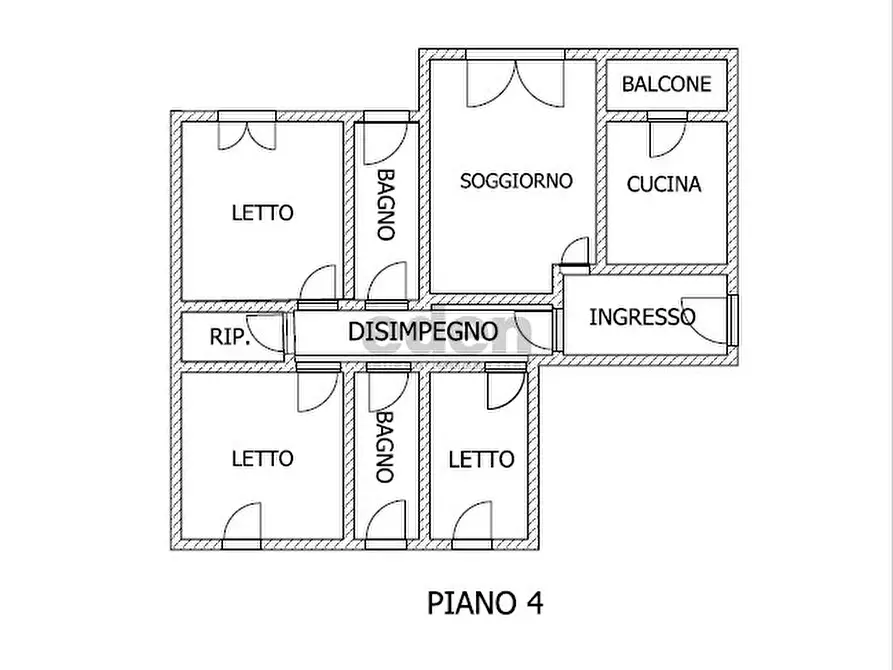 Immagine 15 di Quadrilocale in vendita  in Via Giovanni Lagrange 36 a Modena