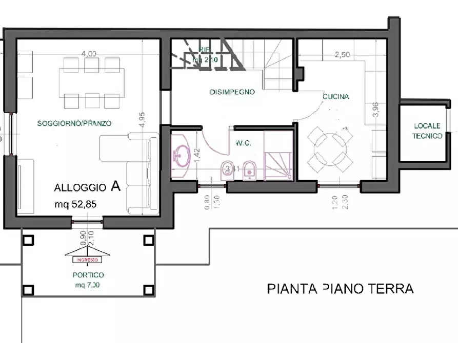 Immagine 5 di Villetta a schiera in vendita  in Via Bologna 15 a Castelnuovo Magra