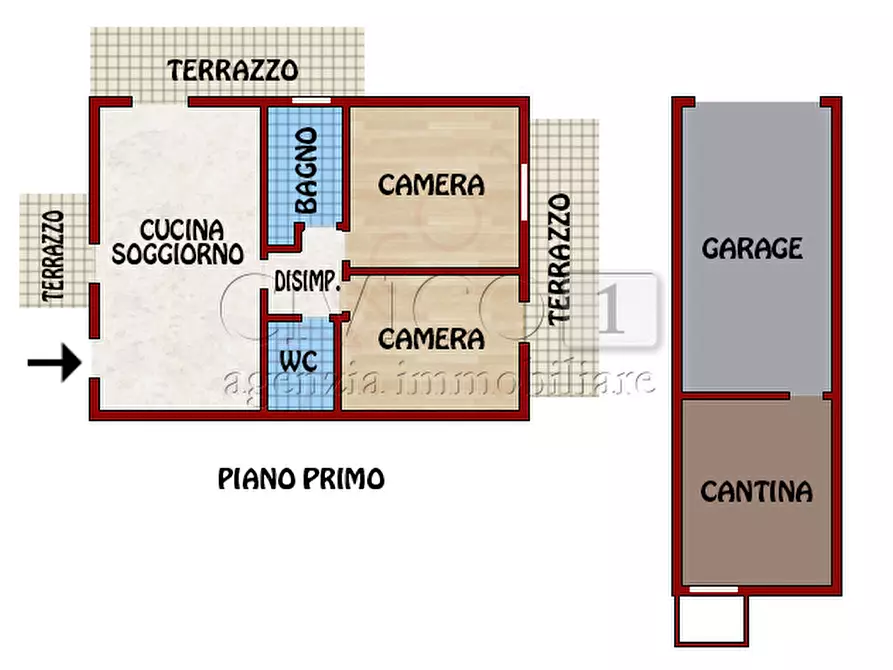 Immagine 2 di Appartamento in vendita  in Viale Europa 40 a Quinto Vicentino