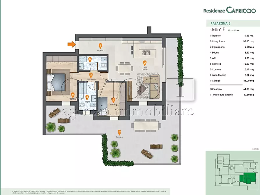 Immagine 20 di Appartamento in vendita  in Via Capriccio a Vigonza