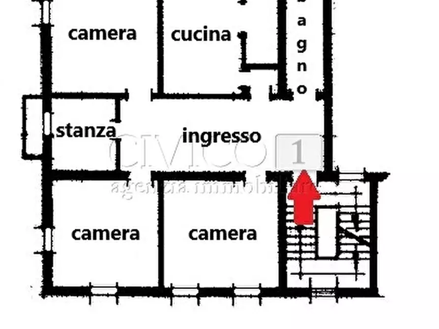 Immagine 4 di Appartamento in vendita  in Via Jacopo Nani a Venezia