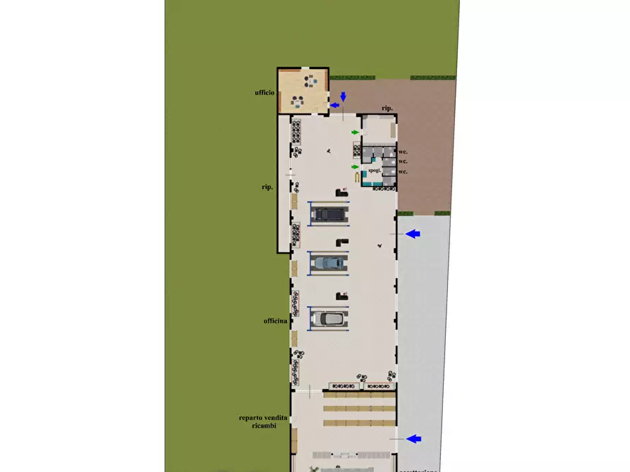 Immagine 36 di Attività artigianale in vendita  a Selargius