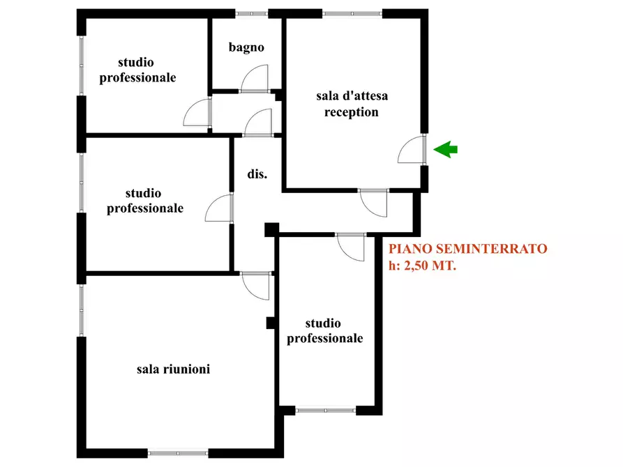 Immagine 27 di Ufficio in vendita  a Cagliari