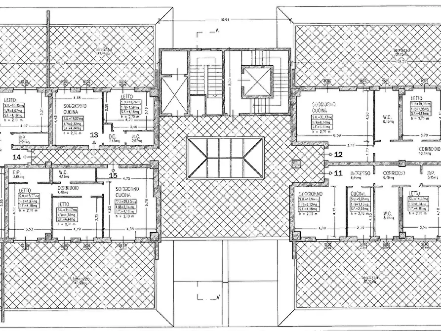 Immagine 44 di Palazzo in vendita  a Spinetoli