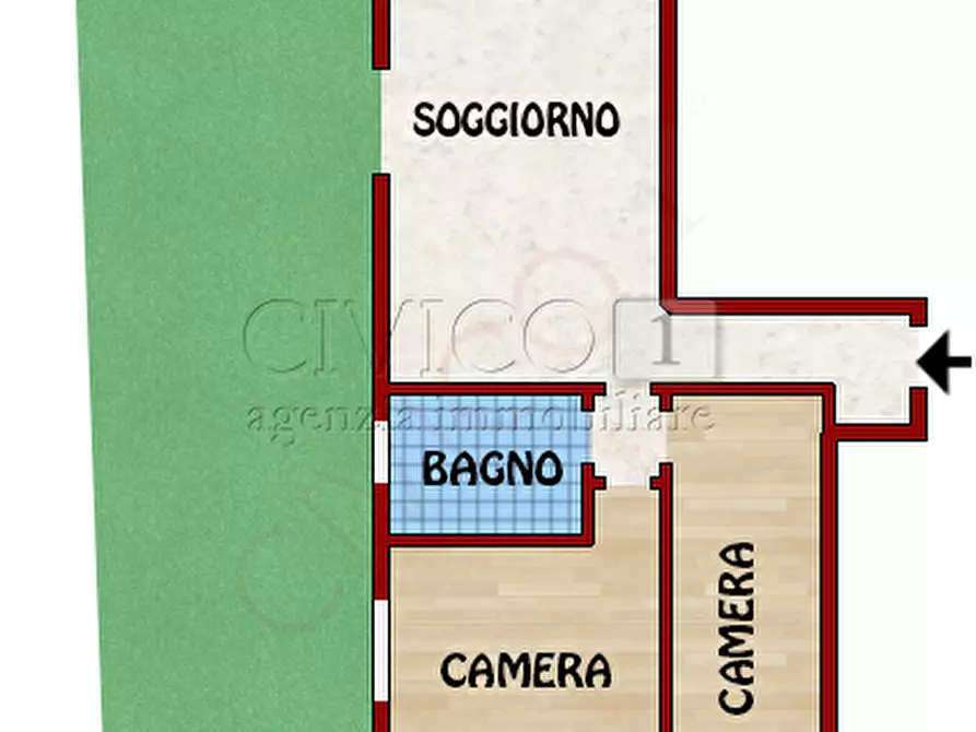 Immagine 2 di Appartamento in vendita  in Via Aquileia a Mestrino