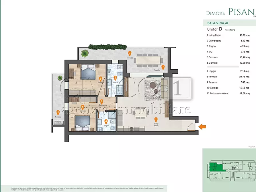 Immagine 2 di Appartamento in vendita  in VIA VITTORIO VENETO a Dolo