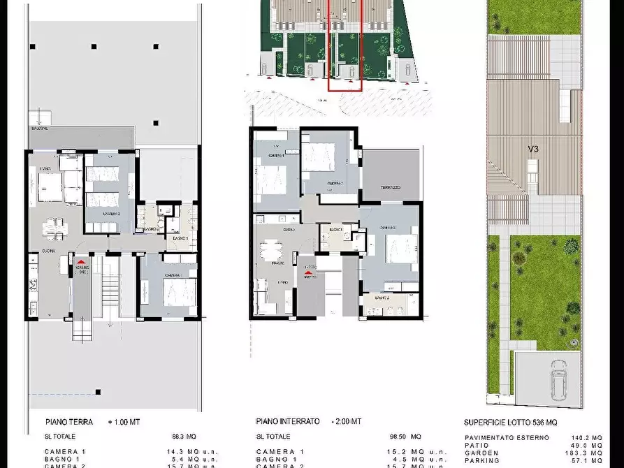 Immagine 5 di Villetta a schiera in vendita  in Via Terracina 110 a San Felice Circeo