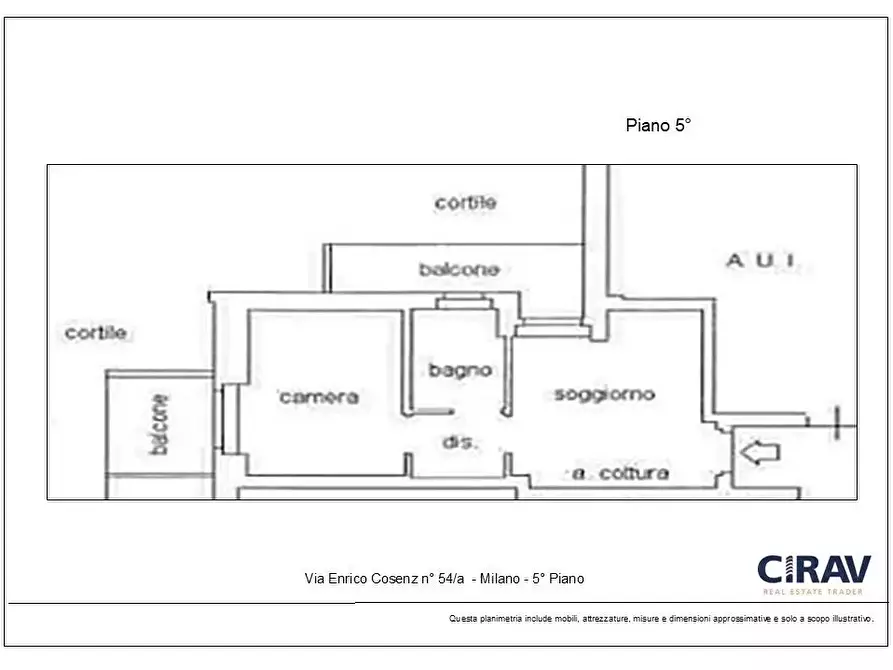 Immagine 21 di Casa trifamiliare in affitto  in VIA COSENZ, 54. a Milano