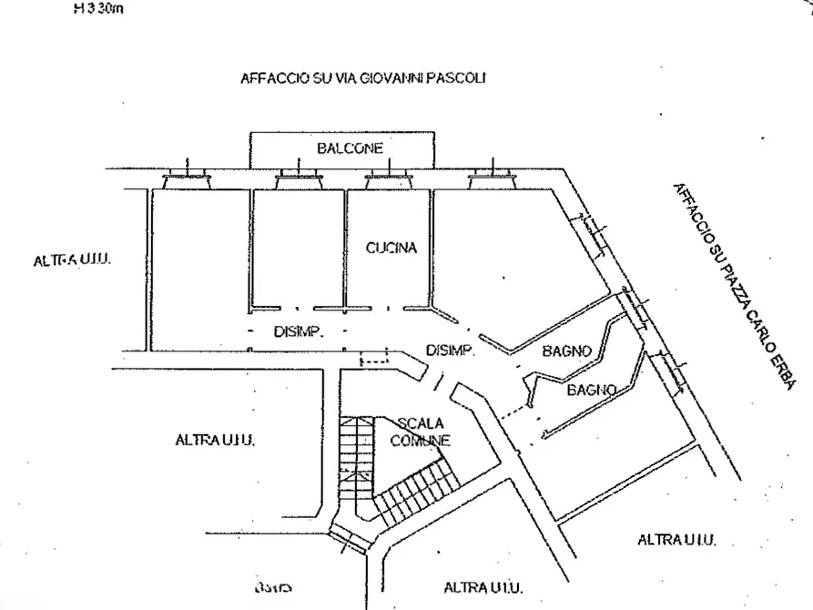 Immagine 19 di Casa trifamiliare in vendita  in Via Luigi Vanvitelli, 49 a Milano