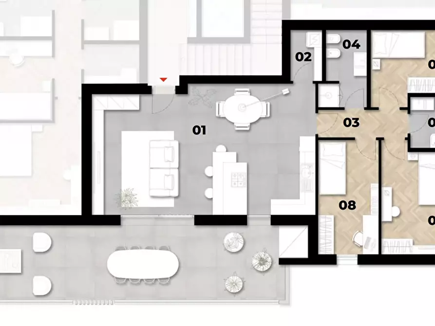 Immagine 1 di Casa trifamiliare in vendita  a Piove Di Sacco