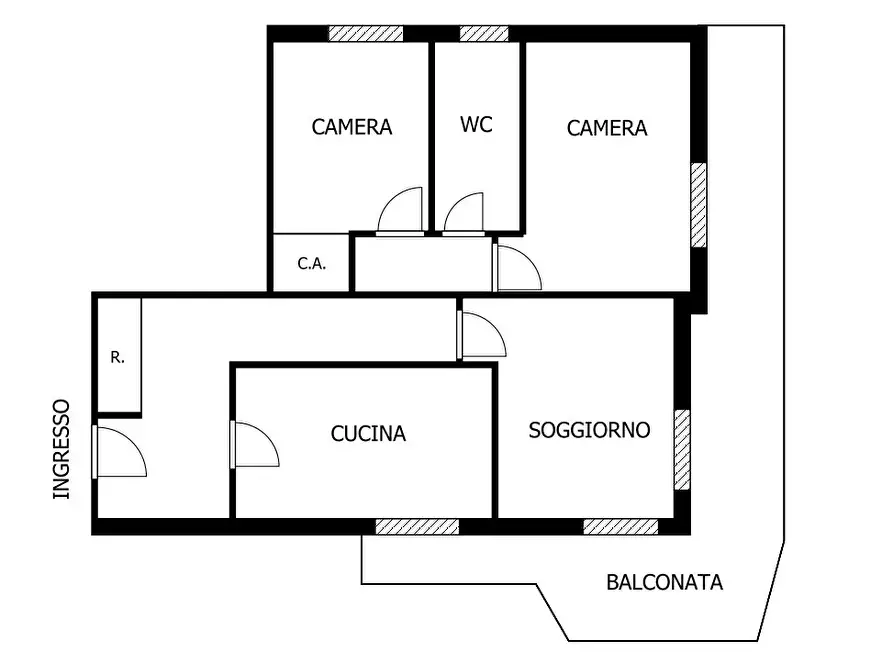 Immagine 9 di Casa trifamiliare in vendita  in Corso XXV aprile a Avegno