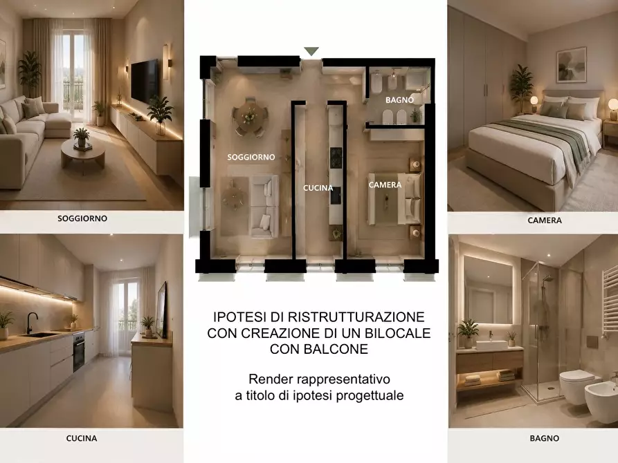 Immagine 12 di Casa trifamiliare in vendita  in Via Roma, 5 a Bordighera