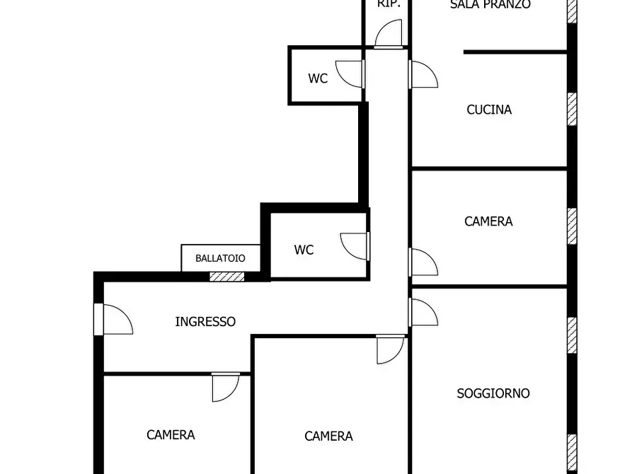 Immagine 11 di Casa trifamiliare in vendita  a Chiavari