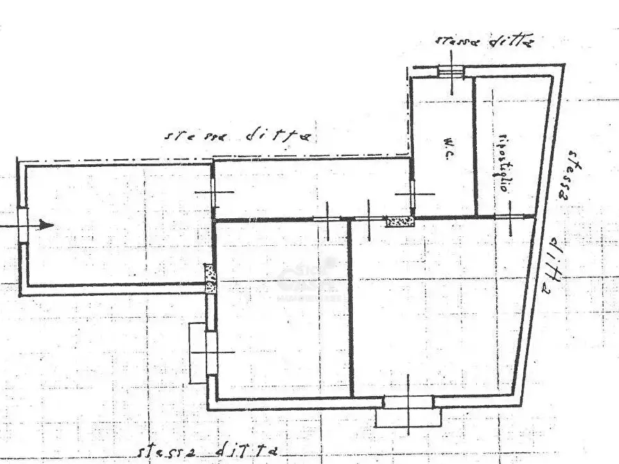 Immagine 1 di Casa trifamiliare in vendita  a Marsala