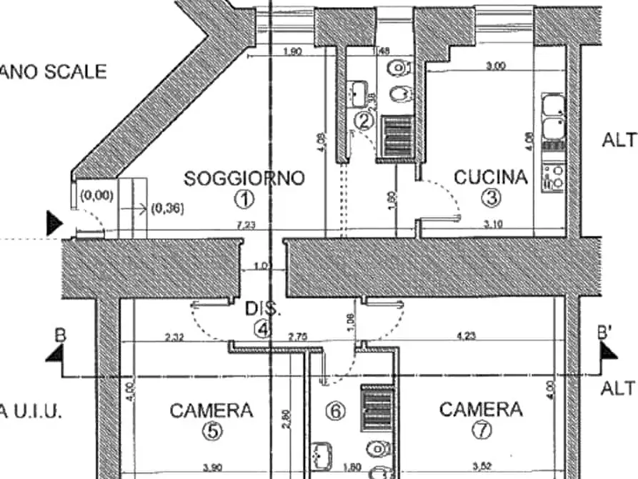 Immagine 30 di Casa trifamiliare in vendita  in Piazza Antonio Mancini, 4 a Roma