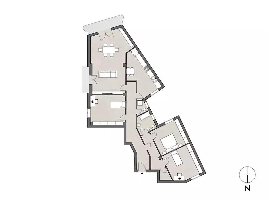 Immagine 24 di Casa trifamiliare in vendita  in Viale della Repubblica, 373 a Cosenza