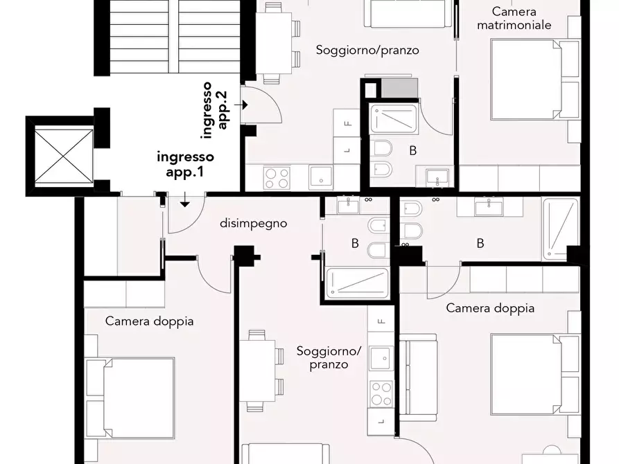 Immagine 40 di Casa trifamiliare in vendita  in Via Saverio Mercadante, 7 a Milano