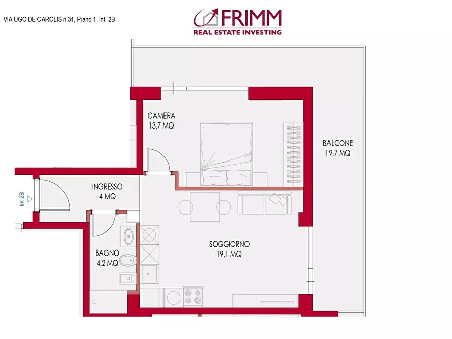 Immagine 1 di Casa trifamiliare in vendita  in Via Ugo de Carolis a Roma