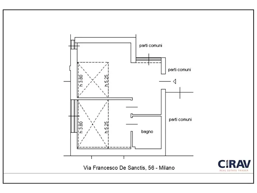 Immagine 42 di Casa trifamiliare in affitto  in Via Francesco de Sanctis, 56 a Milano