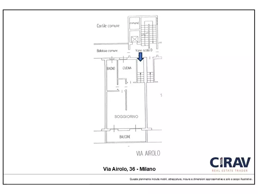 Immagine 19 di Casa trifamiliare in affitto  in Via Airolo, 36 a Milano