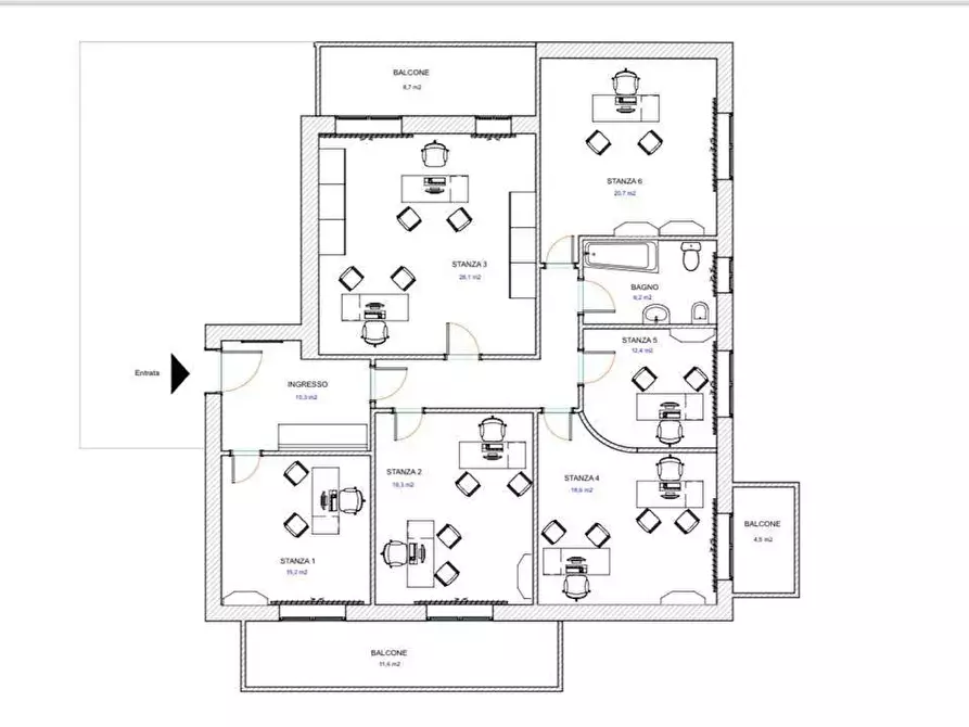 Immagine 8 di Castello in affitto  in Via Costantino Mortati  4 a Cosenza