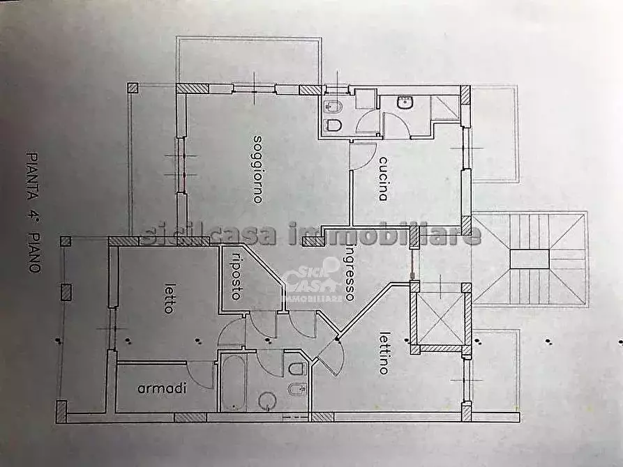 Immagine 10 di Casa trifamiliare in vendita  a Marsala