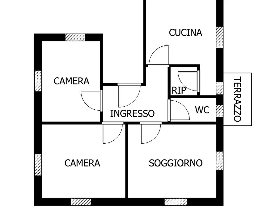 Immagine 18 di Casa trifamiliare in vendita  in Corso Dante a Chiavari