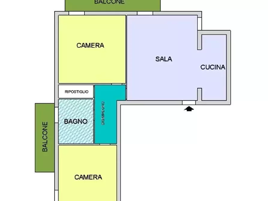 Immagine 3 di Casa trifamiliare in vendita  in Corso Genova, 86 a Ventimiglia