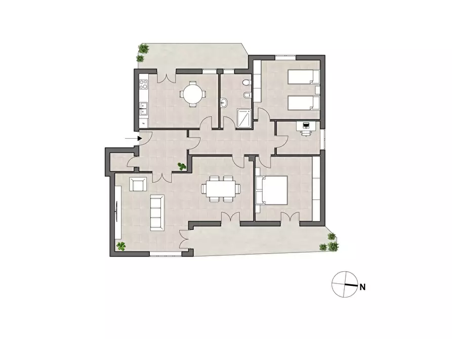 Immagine 27 di Casa trifamiliare in vendita  in Contrada Guarassano a Cosenza