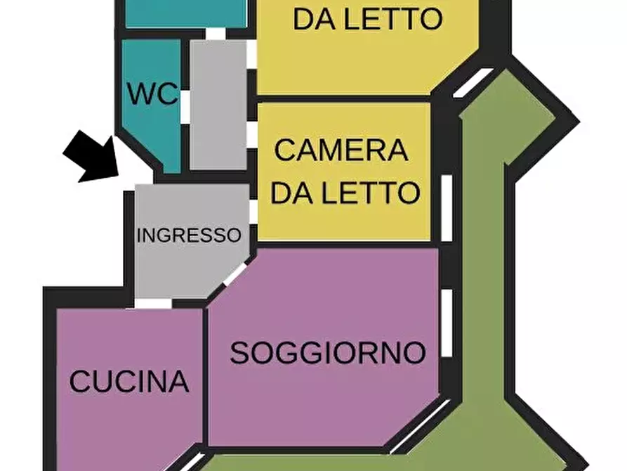 Immagine 3 di Casa trifamiliare in vendita  a Bordighera