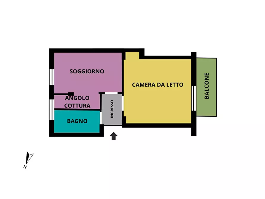 Immagine 2 di Casa trifamiliare in vendita  in Via Vittorio Emanuele II a Bordighera