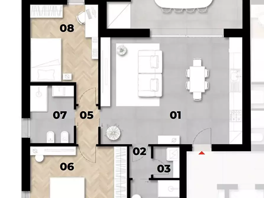 Immagine 1 di Casa trifamiliare in vendita  a Piove Di Sacco