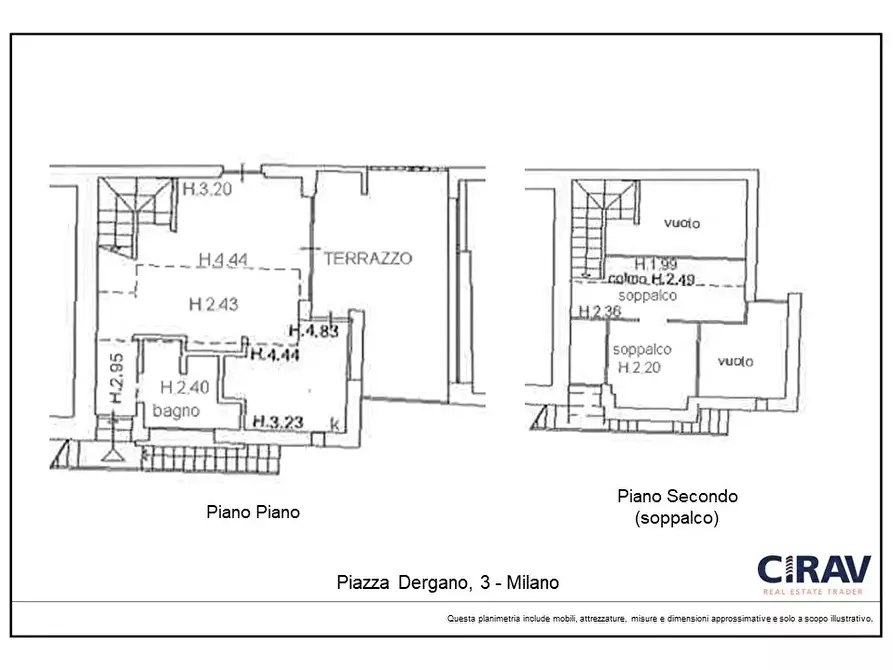 Immagine 21 di Casa trifamiliare in affitto  in PIAZZA DERGANO, 3. a Milano