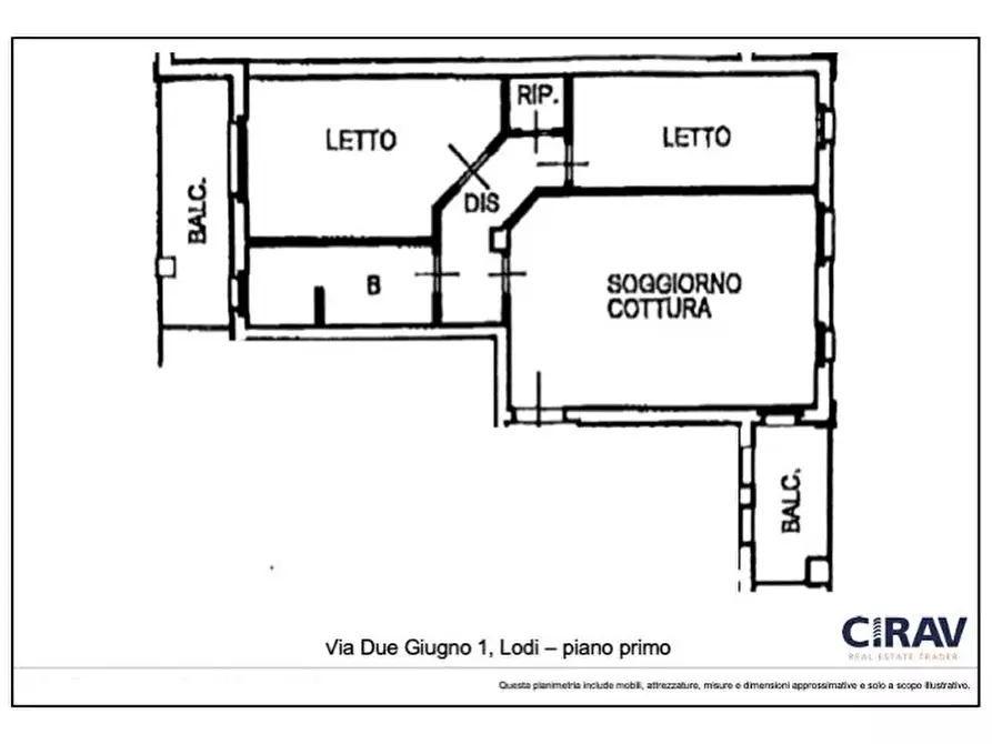 Immagine 39 di Casa trifamiliare in affitto  in Via 2 Giugno, 1 a Lodi