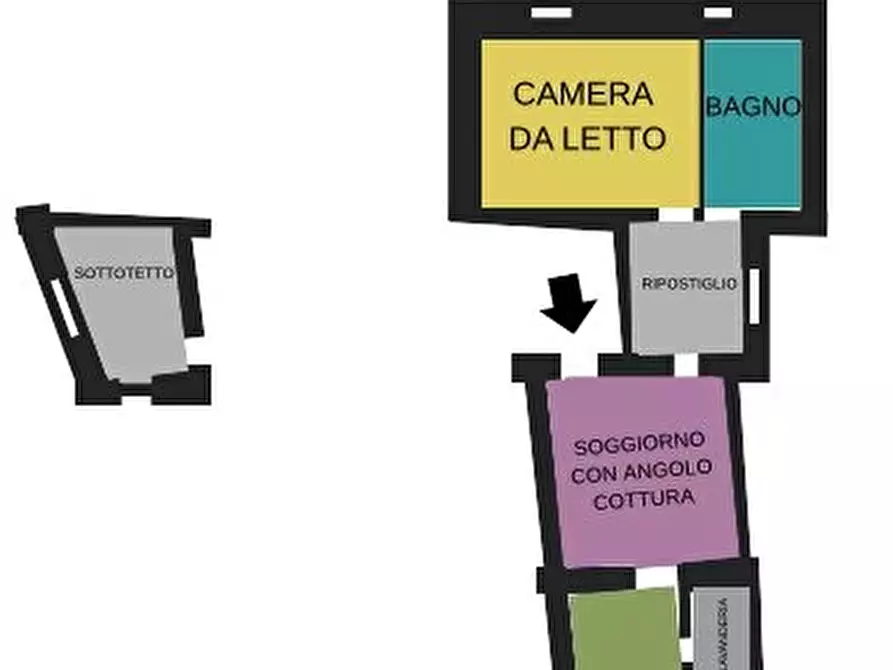 Immagine 5 di Casa trifamiliare in vendita  in Via Piemonte, 19 a Ventimiglia