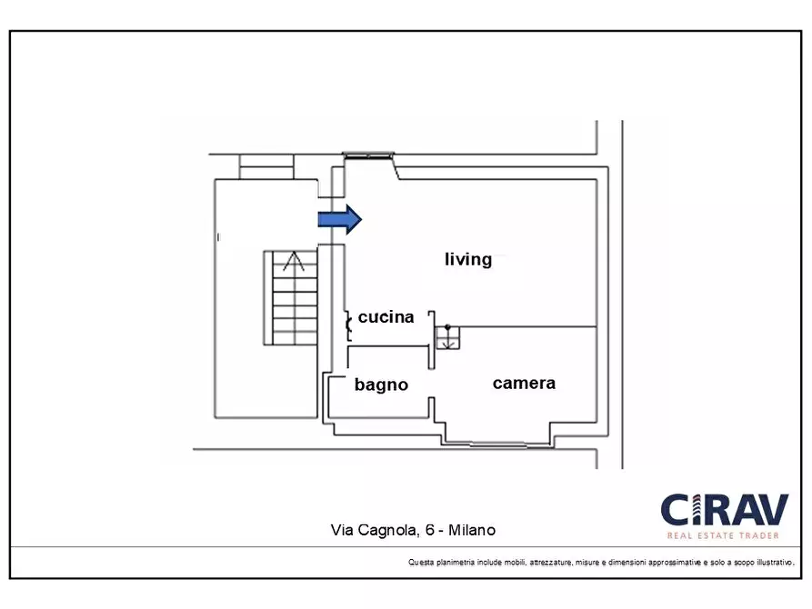 Immagine 25 di Casa trifamiliare in affitto  in VIA LUIGI CAGNOLA , 6. a Milano