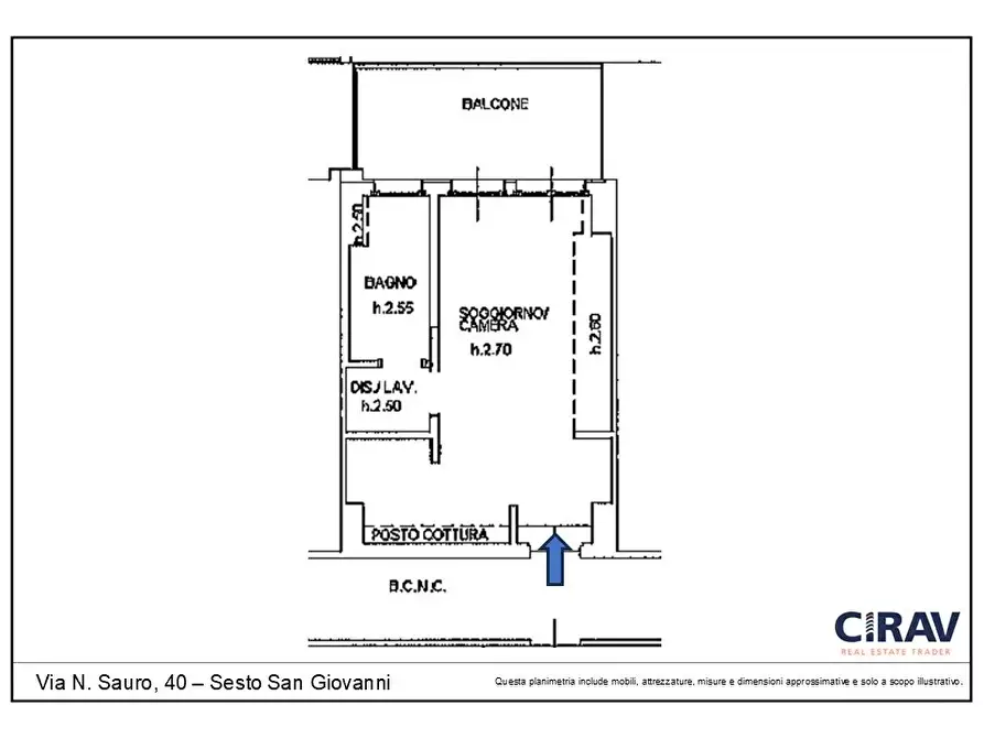 Immagine 50 di Casa trifamiliare in affitto  in Via Nazario Sauro, 40 a Sesto San Giovanni