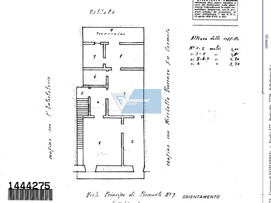 Immagine 16 di Casa trifamiliare in vendita  in Viale Principe di Piemonte, n.7 a Noto