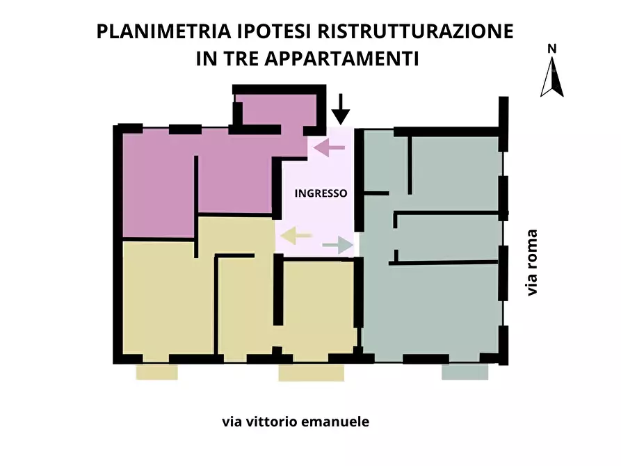 Immagine 10 di Casa trifamiliare in vendita  in Via Roma, 5 a Bordighera