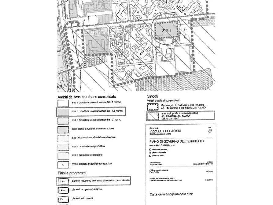 Immagine 5 di Terreno in vendita  in Via Giovanni Paolo I a Cerro Al Lambro