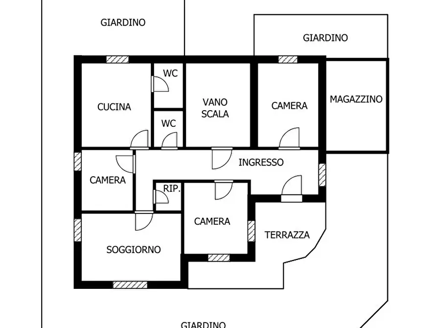 Immagine 20 di Casa trifamiliare in vendita  a Chiavari