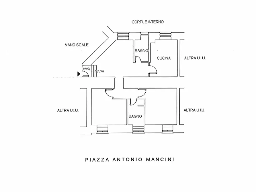 Immagine 34 di Casa trifamiliare in vendita  in Piazza Antonio Mancini, 4 a Roma